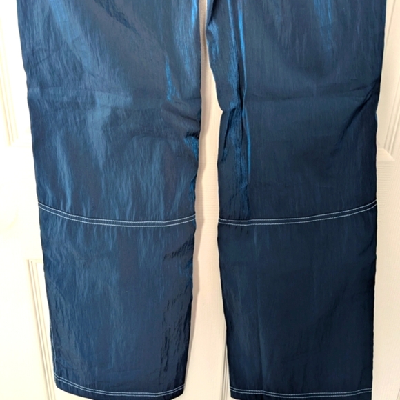 BNWOT Silence+Noise Women's Reflective Jogger/Track Pants with White Stitching - Picture 6 of 13